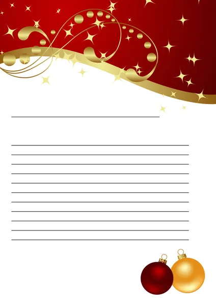 Carta per Natale — Vettoriale Stock