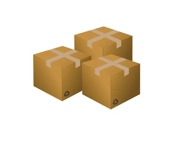 Boîtes — Image vectorielle