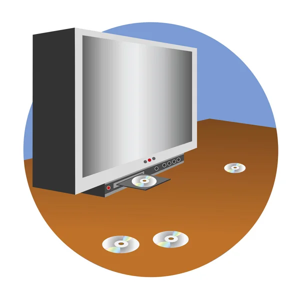 Лазерный диск — стоковый вектор