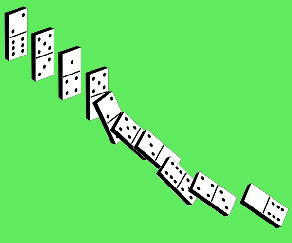 Dominosteine — Stockvektor