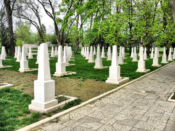 Cementerio militar soviético — Foto de Stock
