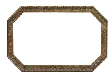 eski antika sekizgen resim çerçevesi