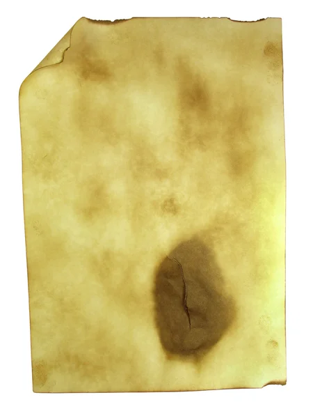 Starý papír pergamen pozadí — Stock fotografie