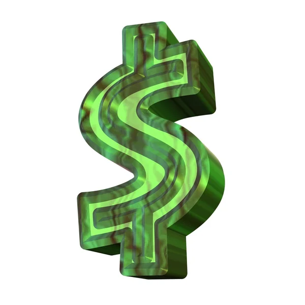 3D symbol dolaru — Stock fotografie