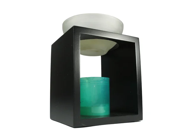 Lâmpada de aroma chinês com vela — Fotografia de Stock