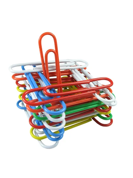 Compozition trombones multicolores — Photo
