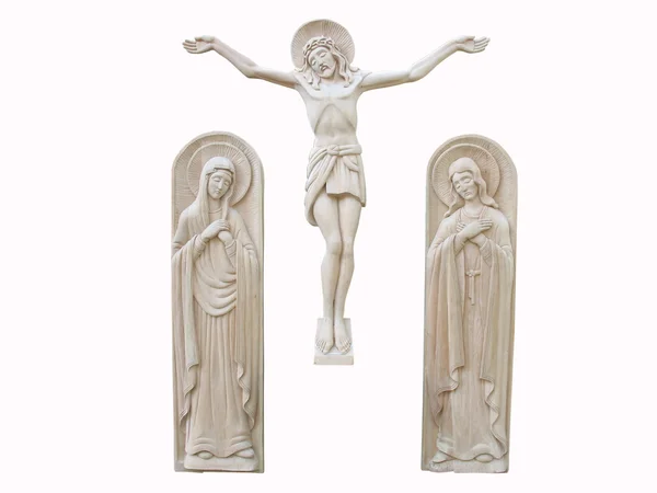 Drewniane prawosławny religia płaskorzeźba — Zdjęcie stockowe