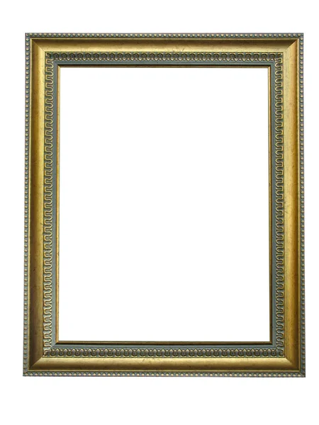 Empty picture gold frame — Stock Photo, Image