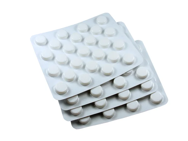 Farmaceutycznych leków medyczny na białym tle — Zdjęcie stockowe