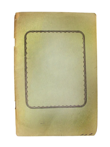 Staré vinobraní notebook s prázdný prostor — Stock fotografie
