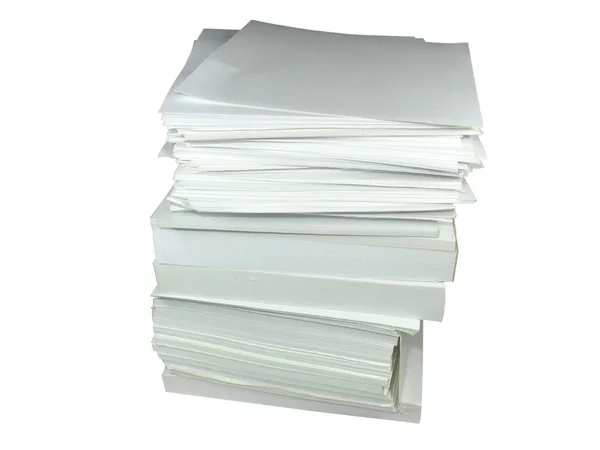 Pile of a notice paper with empty place — Stock Photo, Image