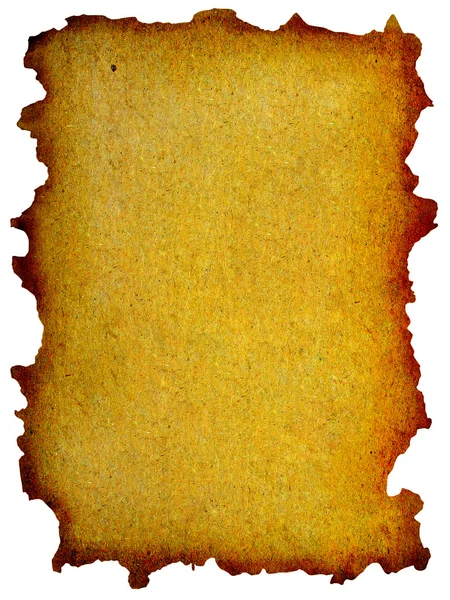Grunge máta žlutý papír — Stock fotografie