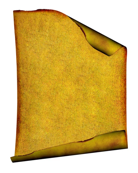 Старый бумажный пергамент — стоковое фото
