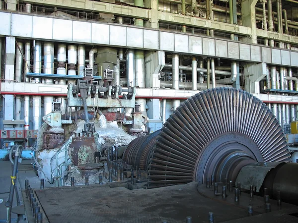 Steam turbine during repair — Stock Photo, Image