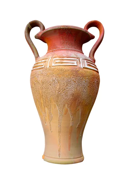 Изолированная ваза декора винтажного рисунка — стоковое фото