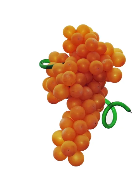 Hoja de globos en forma de uvas — Foto de Stock