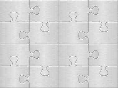 Gray puzzle plane surface background clipart