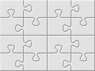 Gray puzzle plane background clipart