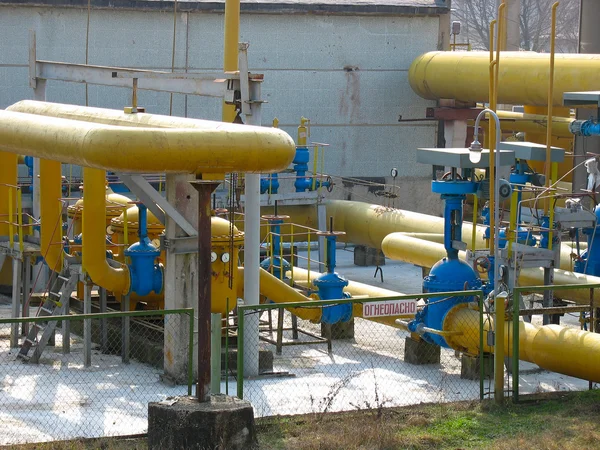 Estación de distribución de gas natural — Foto de Stock
