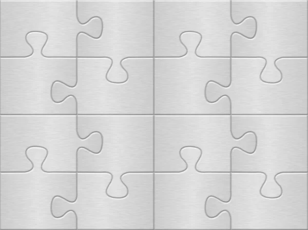 Grijze puzzel vlak oppervlak achtergrond — Stockfoto