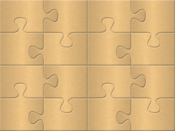 Giallo puzzle piano sfondo — Foto Stock