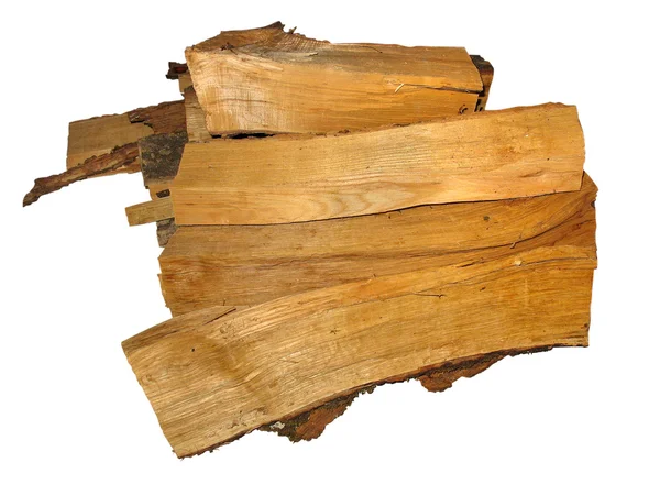 Stack of firewood logs for the stove — Stock Photo, Image