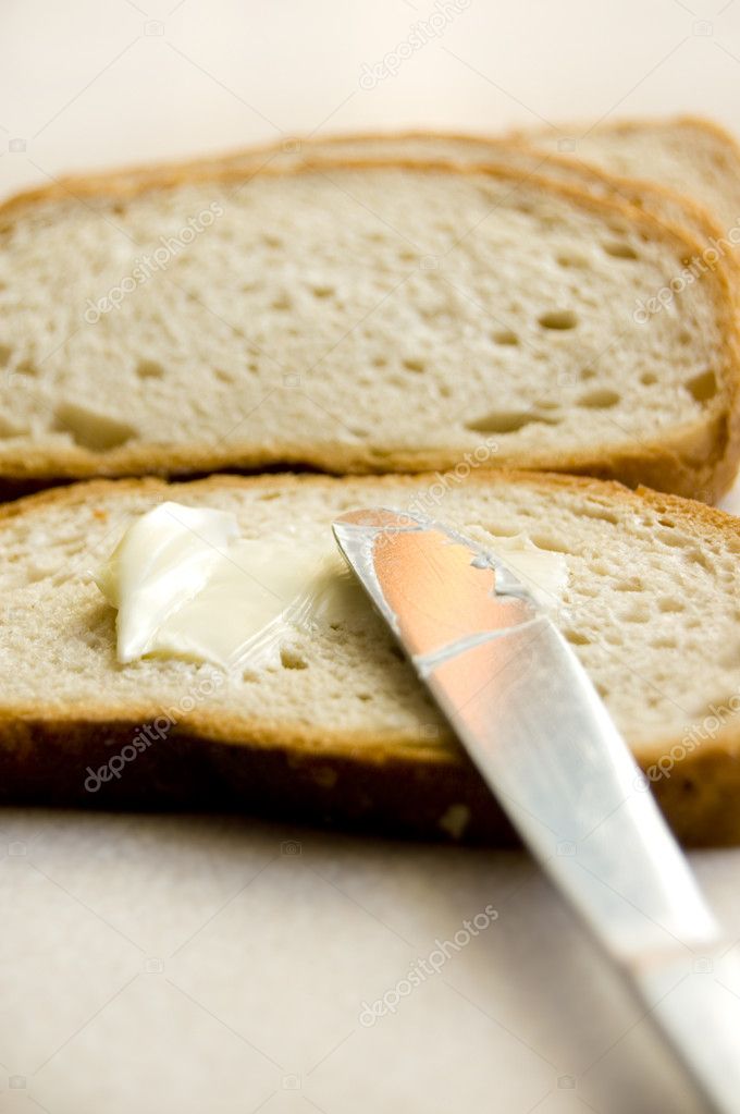 Bread and butter conceptual image.