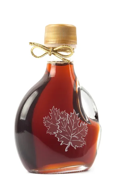 Botol sirup maple — Stok Foto