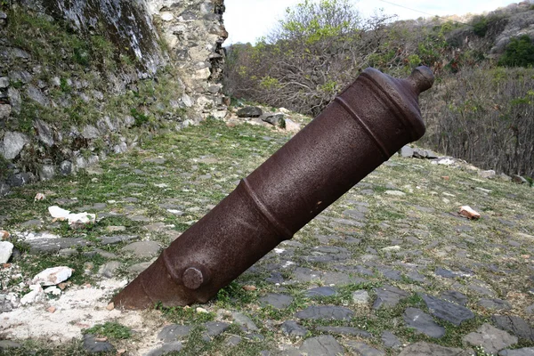 stock image Upside Down Cannon