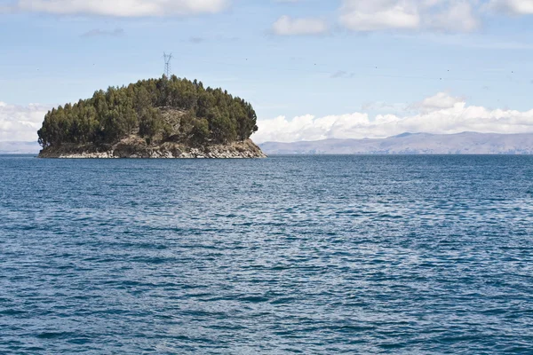 Waterscape jezero titicaca — Stock fotografie