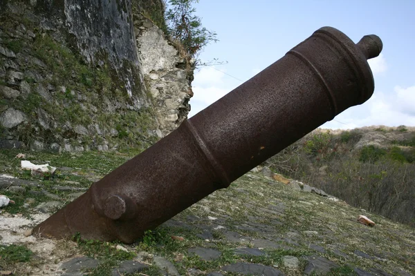 Upside Down Cannon — Stock Photo, Image