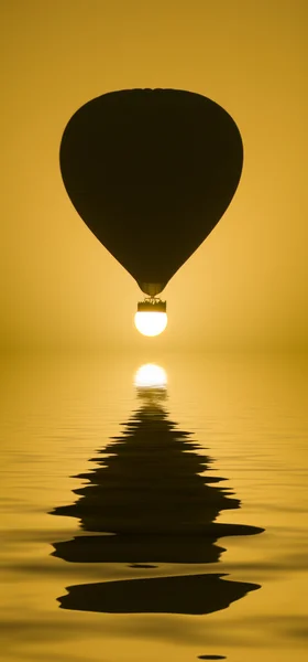 Landing on the Sun — Stock Photo, Image