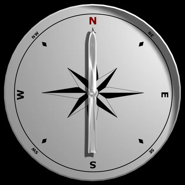 Pohled shora kompas — Stock fotografie