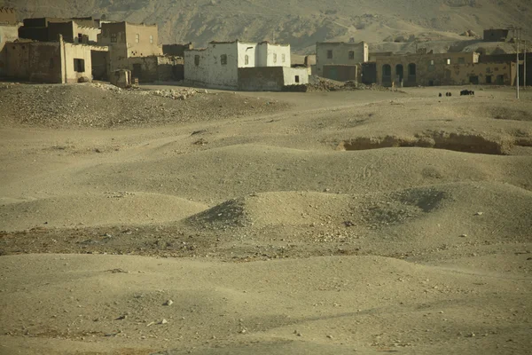 Egypte serie (huizen en zand) — Stockfoto