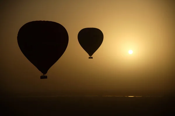 Hot Air Balloons At Eye Level — Stock Photo, Image