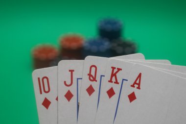 Poker eli - karo floş