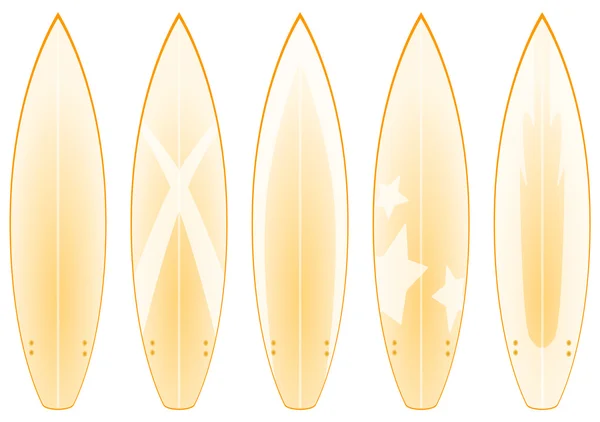 stock image Surfboard Designs (yellow)