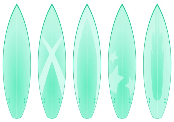 stock image Surfboard Designs (green)