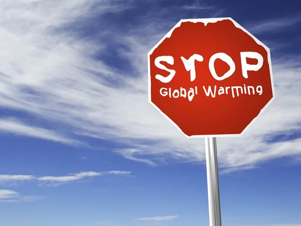 Stoppa den globala uppvärmningen! — Stockfoto