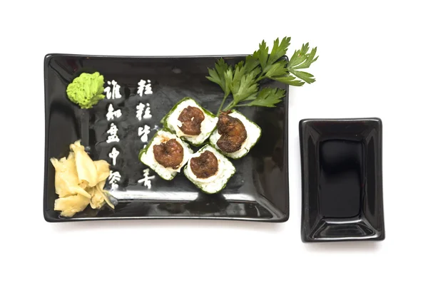 寿司板 免版税图库图片