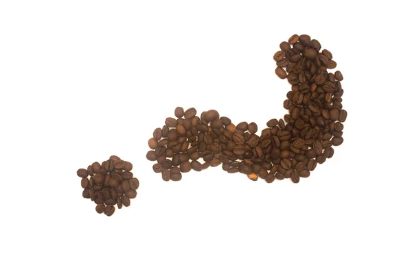 Coffee Question Mark — Stock Photo, Image