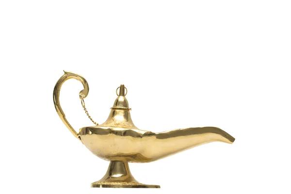 Czarodziejska lampa złota — Zdjęcie stockowe
