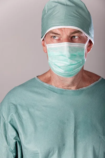 Mandlig kirurg - Stock-foto
