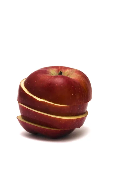 Nakrájené jablko Stock Snímky
