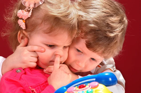Photo of two childrens together — Stock Photo, Image