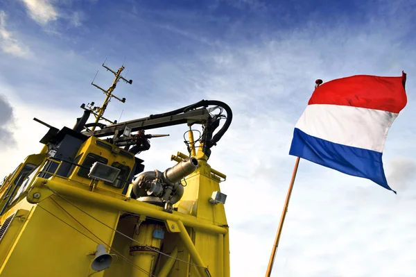 Holandská požární člun — Stock fotografie