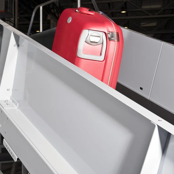 Luggage conveyor belt — Stock Photo, Image