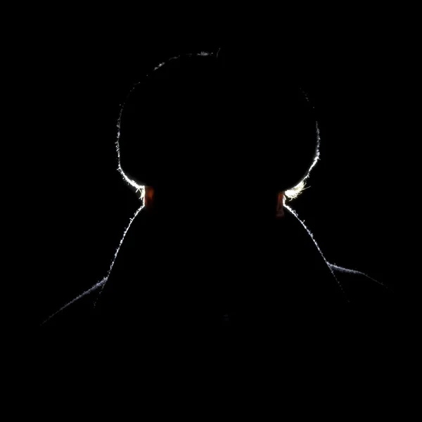 Silhouette of a Soviet — Stock Photo, Image