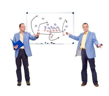 Football strategy clipart