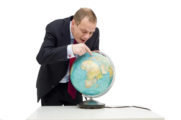 stock image Discovering global business